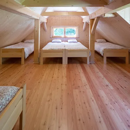 Alpine Loghouse Plansarska Bajta Matkov Kot Alpesi faház *